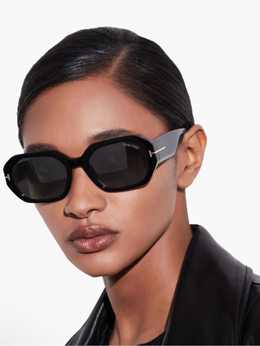 New Tom Ford Black Veronique 55 MM sunglasses